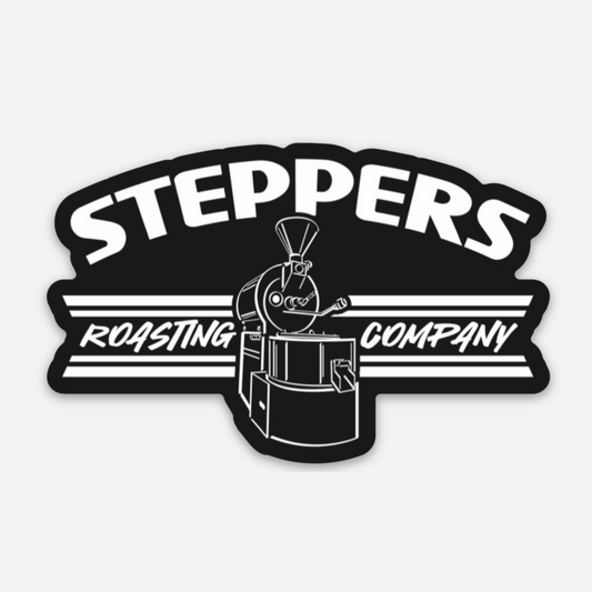 Steppers Roasting Co Sticker