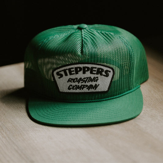Steppers Roasting Co Green Hat